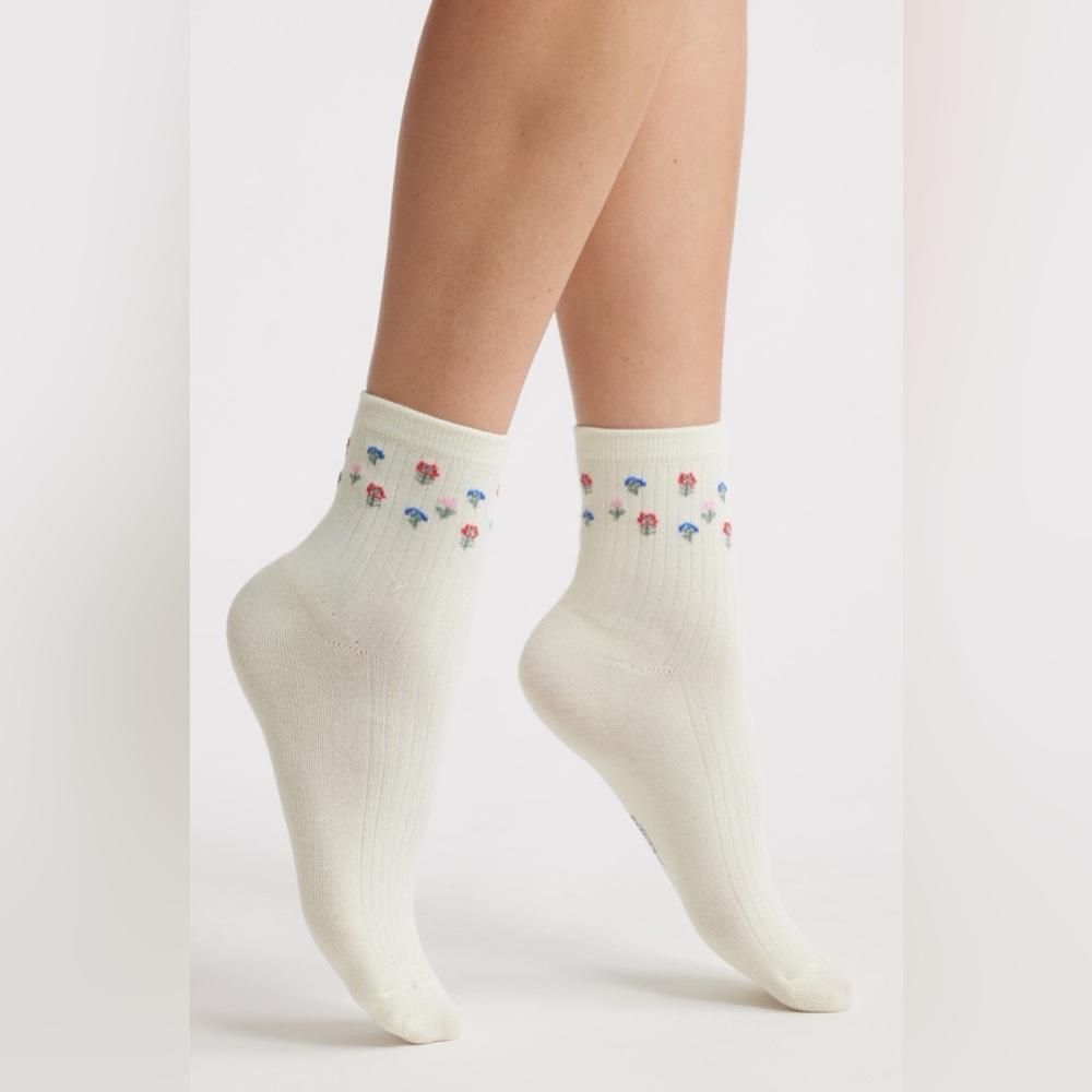 STEMS Flowers Crew Socks